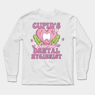 Cupid's Favorite Dental Hygienist Long Sleeve T-Shirt